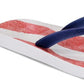 Chinelo Reef Feminino com Bandeira Azul Tamanho 7