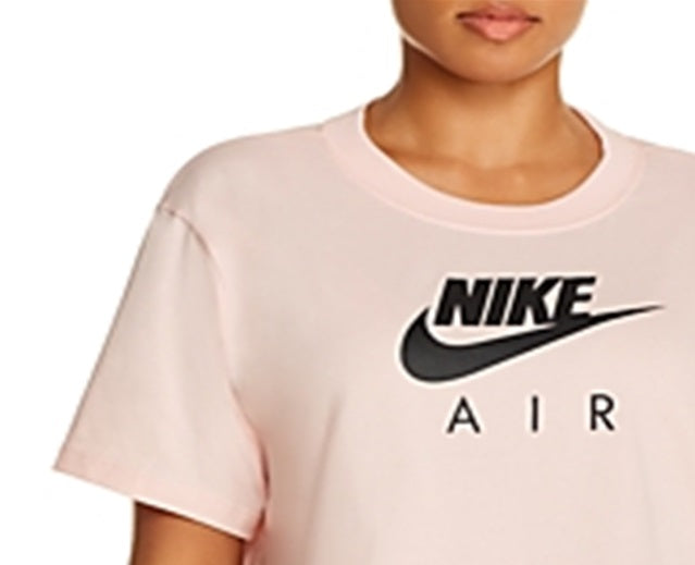 Camiseta Nike Air Cropped Feminina Rosa Tamanho X-G