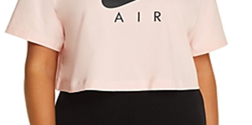 Camiseta Nike Air Cropped Feminina Rosa Tamanho X-G