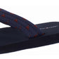 Tommy Hilfiger Ceviche Chinelo de Praia Aberto Feminino Azul Tamanho 7 M