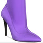 Botas femininas Call It Spring, roxas, tamanho 5M