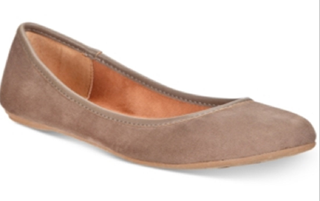 American Rag Cellia Faux Suede Casual Ballet Flats Sapatos Marrom Tamanho 8 M
