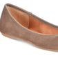 American Rag Cellia Faux Suede Casual Ballet Flats Sapatos Marrom Tamanho 8 M