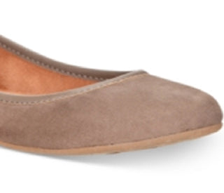 American Rag Cellia Faux Suede Casual Ballet Flats Sapatos Marrom Tamanho 8 M