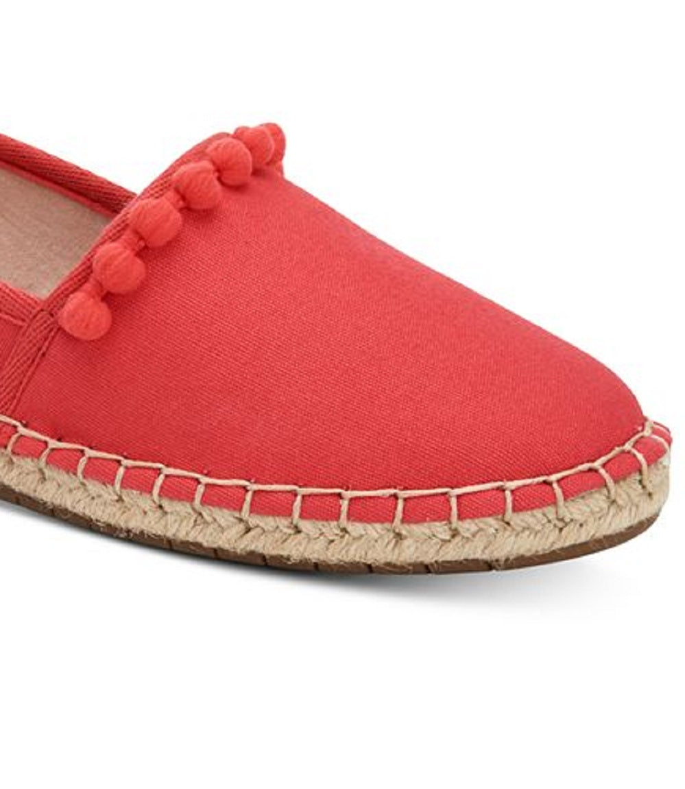Charter Club Joeey Fabric Espadrille Flats Fechado Feminino Laranja Tamanho 5 M