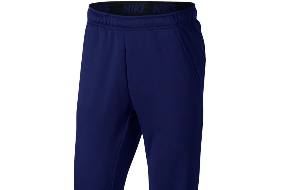 Calça de treino Nike Therma Tapered masculina, azul, tamanho XX-G