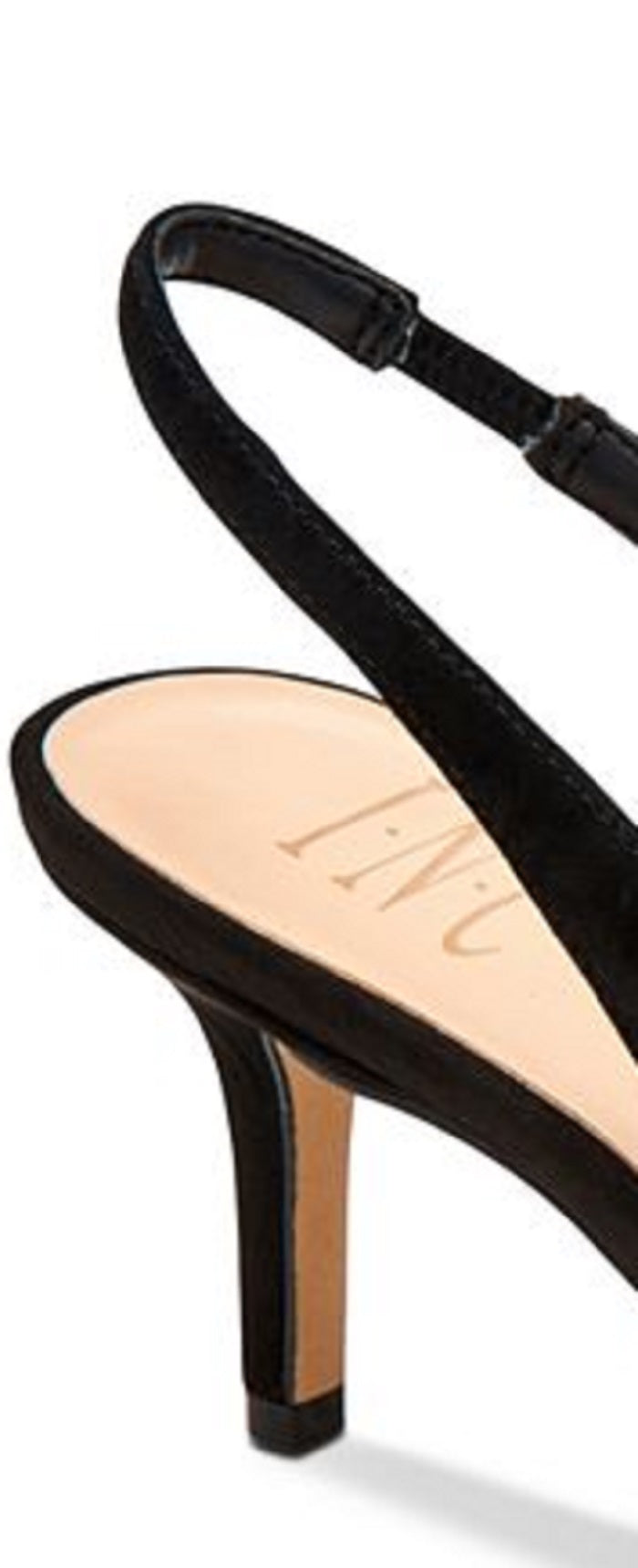 INC International Concepts Carynn Salto Fino Feminino Preto Tamanho 9,5 M
