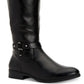 Botas de montaria Kindell Wide Calf femininas Style &amp; Co, cinza, tamanho 6,5 m
