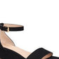 Sandálias de cunha Addie Espadrille femininas BCB Generation, pretas, tamanho 6 M