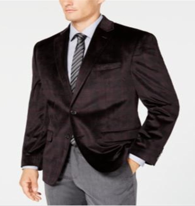 Casaco de trabalho masculino Ralph Lauren roxo tamanho 42