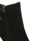 Botas sociais femininas Circus by Sam Edelman Fiora com palmilha acolchoada e bico fino, pretas, tamanho 9 M