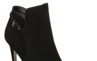 Botas sociais femininas Circus by Sam Edelman Fiora com palmilha acolchoada e bico fino, pretas, tamanho 9 M