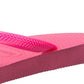 Chinelo Havaiana Feminino Slim Texturizado Fio Dental Rosa Tamanho 9,5