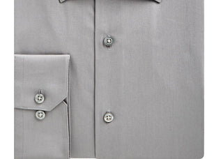 Camisa social masculina Alfani Big &amp; Tall Regular Fit, cinza, tamanho 20X35