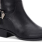 Botas femininas Alfani Kallumm de cano alto, pretas, tamanho 7,5