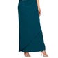 Vestido longo flare sem mangas Alex Evenings feminino, verde-azulado, tamanho 14