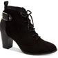 Giani Bernini Candence Suede Candence Scarpin Clássico Bico Redondo Feminino Preto Tamanho 8 M