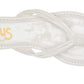 Sandálias rasteiras femininas Cassiana Circus By Sam Edelman, brancas, tamanho 10M