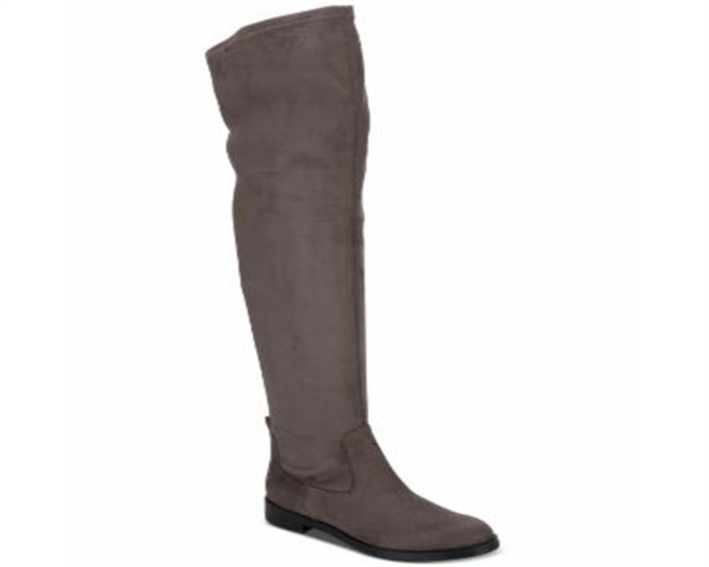 Botas femininas Kenneth Cole Reaction com bico fechado e acima do joelho, tamanho 11 M