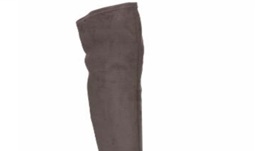 Botas femininas Kenneth Cole Reaction com bico fechado e acima do joelho, tamanho 11 M