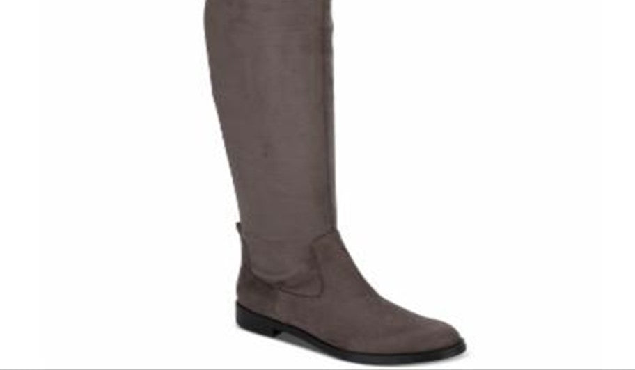 Botas femininas Kenneth Cole Reaction com bico fechado e acima do joelho, tamanho 11 M