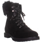 Botas de trilha Kenneth Cole Reaction femininas pretas, tamanho 6M