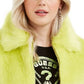 Jaqueta Guss Acid Queen Faux Fur Feminina Verde Tamanho Grande