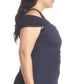 Vestido longo com ombros descobertos Alex Evenings para mulheres, roxo, tamanho 20W