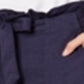 Shorts Roxy Junior's com cinto Paperbag azul tamanho grande