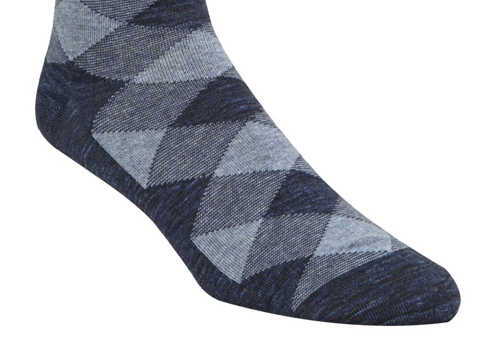 Meias Cole Haan Twist Plaid Masculinas Azuis Tamanho 7-12