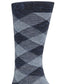 Meias Cole Haan Twist Plaid Masculinas Azuis Tamanho 7-12