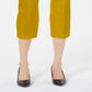 Calça Capri Feminina Alfani Amarela Tamanho 2 Petite