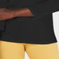 Karen Scott Blusa feminina de algodão com decote em V e ilhós, preta, tamanho pequeno GG