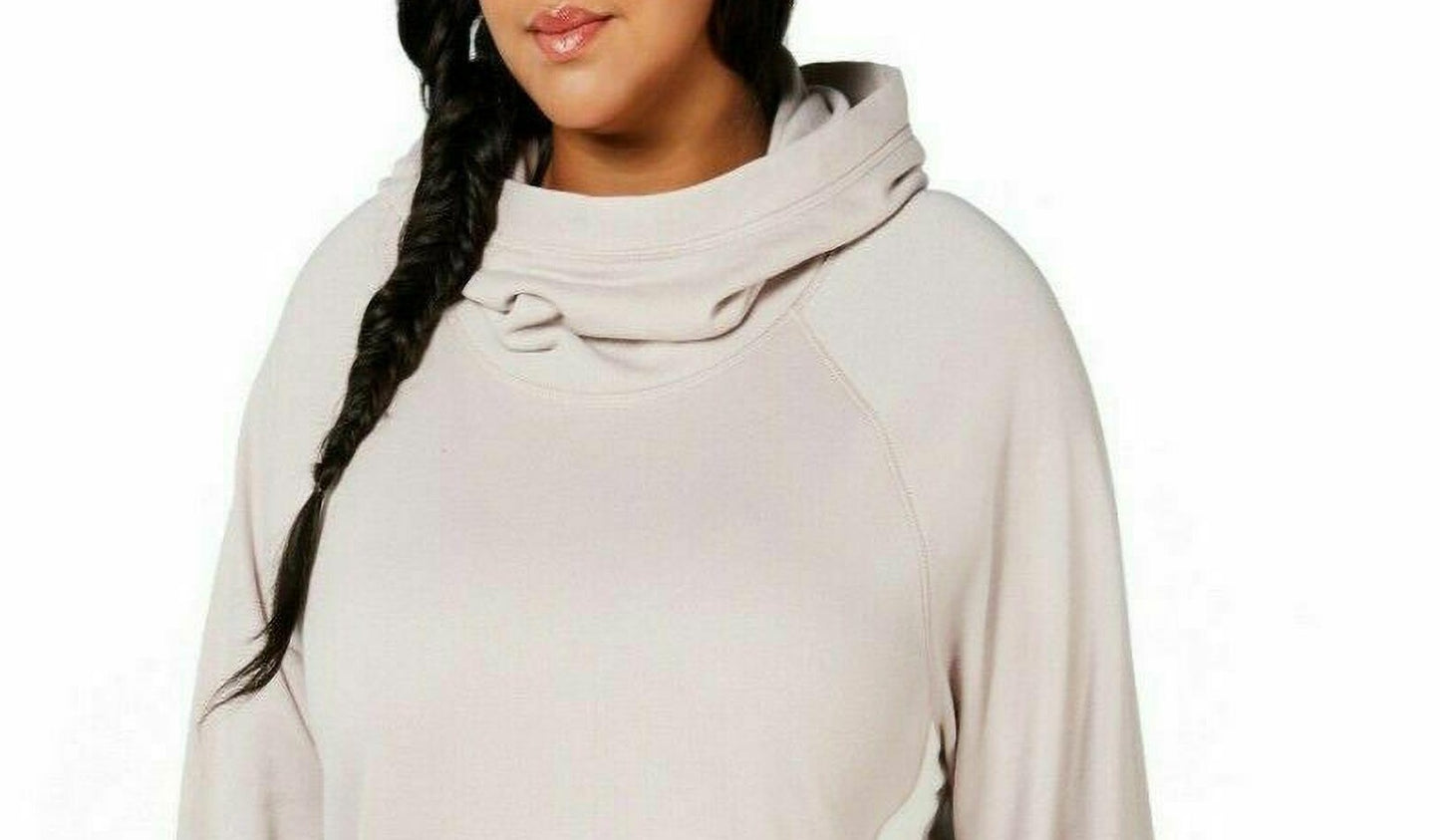 Calvin Klein Feminino Performance Gola Redonda Moletom com Capuz Roxo Tamanho Médio