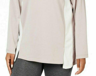 Calvin Klein Feminino Performance Gola Redonda Moletom com Capuz Roxo Tamanho Médio