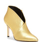 Coleção Feminina Jessica Simpson Bota de Couro Karat Gold Layra Amarela Tamanho 6,5 M