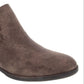 Botas femininas Sugar com salto bloco e fivela acolchoada, bico amendoado, marrom, tamanho 10 M