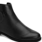 Botas femininas Alfani Avvia com bico fechado e cano curto, cor vinho, tamanho 7 M