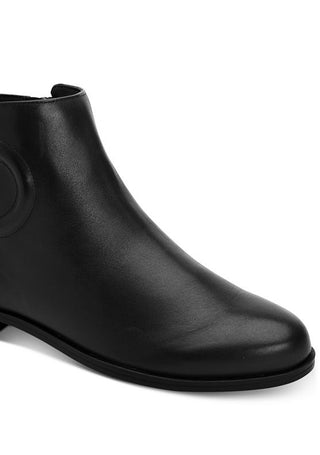 Botas femininas Alfani Avvia com bico fechado e cano curto, cor vinho, tamanho 7 M