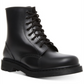 Botas femininas Madden Girl Portland de borracha com bico fechado no tornozelo para clima frio, pretas, tamanho 9M