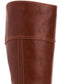 Botas de montaria femininas Charter Club Helenn de couro sintético, tamanho 9 M, marrom