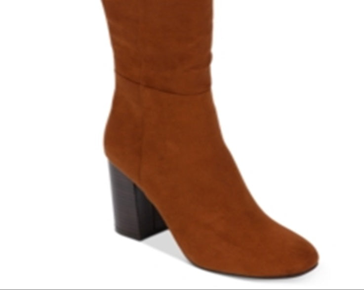 Botas sociais femininas Kenneth Cole Reaction Corie Lace, marrom, tamanho 7 M