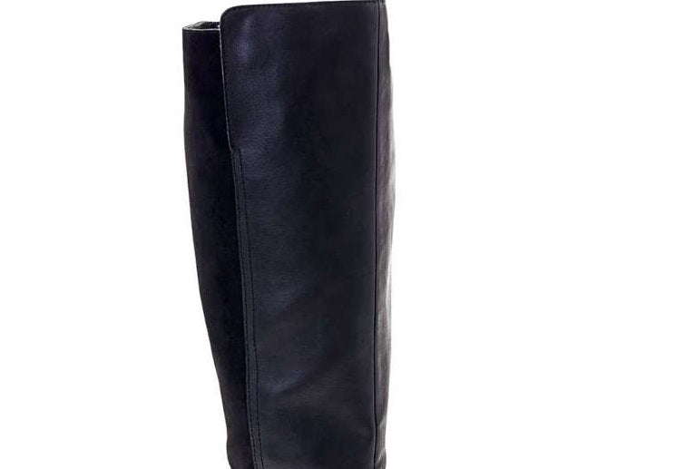 Botas de montaria femininas Jomaris de couro, estilo &amp; co, tamanho 11 M, pretas