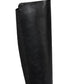 Botas de montaria altas Thalia Sodi Vallie de couro sintético femininas, pretas, tamanho 5 M