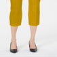 Calça Capri Feminina Alfani Amarela Tamanho 16 Petite