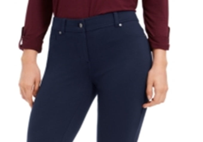 Calça Slim Feminina Style &amp; Co Azul Tamanho 8