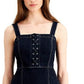Vestido jeans feminino com cadarço INC International Concepts, azul, tamanho 14