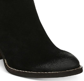 Botas femininas Sam Edelman Minetta pretas, tamanho 9,5M