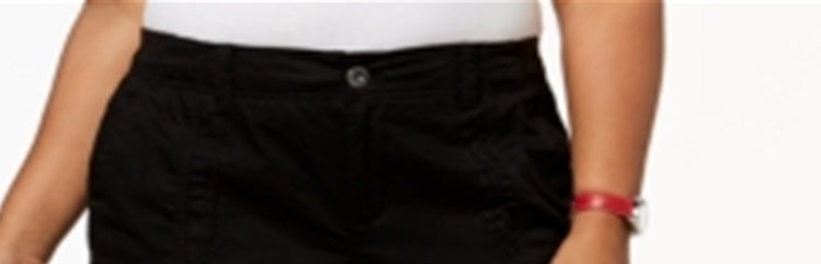 Shorts Femininos Style &amp; Co Preto Tamanho Pequeno Pequeno