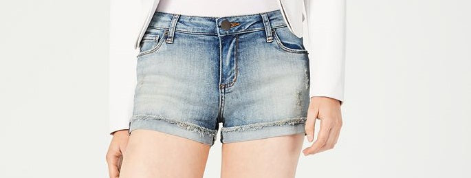 Shorts Feminino Azul STS Azul Tamanho 27